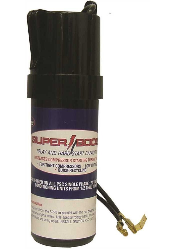 SUPCO SPP6 Relay and Capacitor Hard Start Kit - 500% Increase in Starting Torque for AC Compressors - Image 1